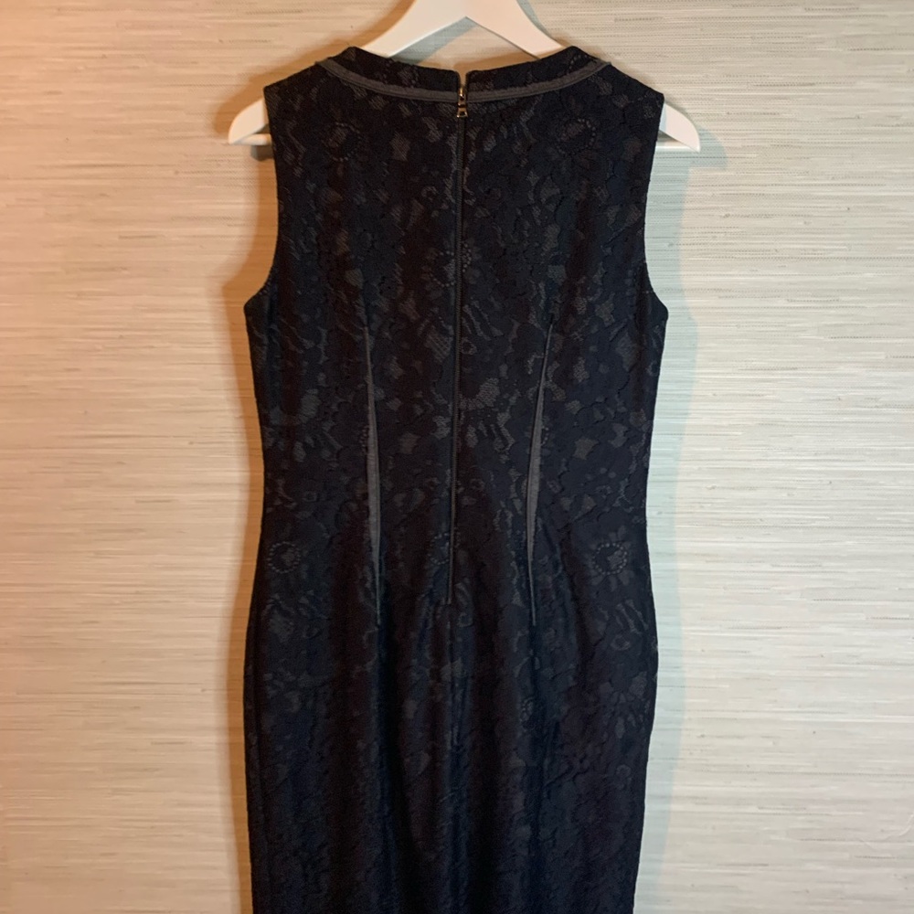 Designer Elie Tahari Black Sleeveless Dress in Size 6 - Picture 9 of 11